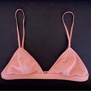 OUT FROM UNDER X URBAN OUTFITTERS Pink Mesh Triangle Bralette Intimates: